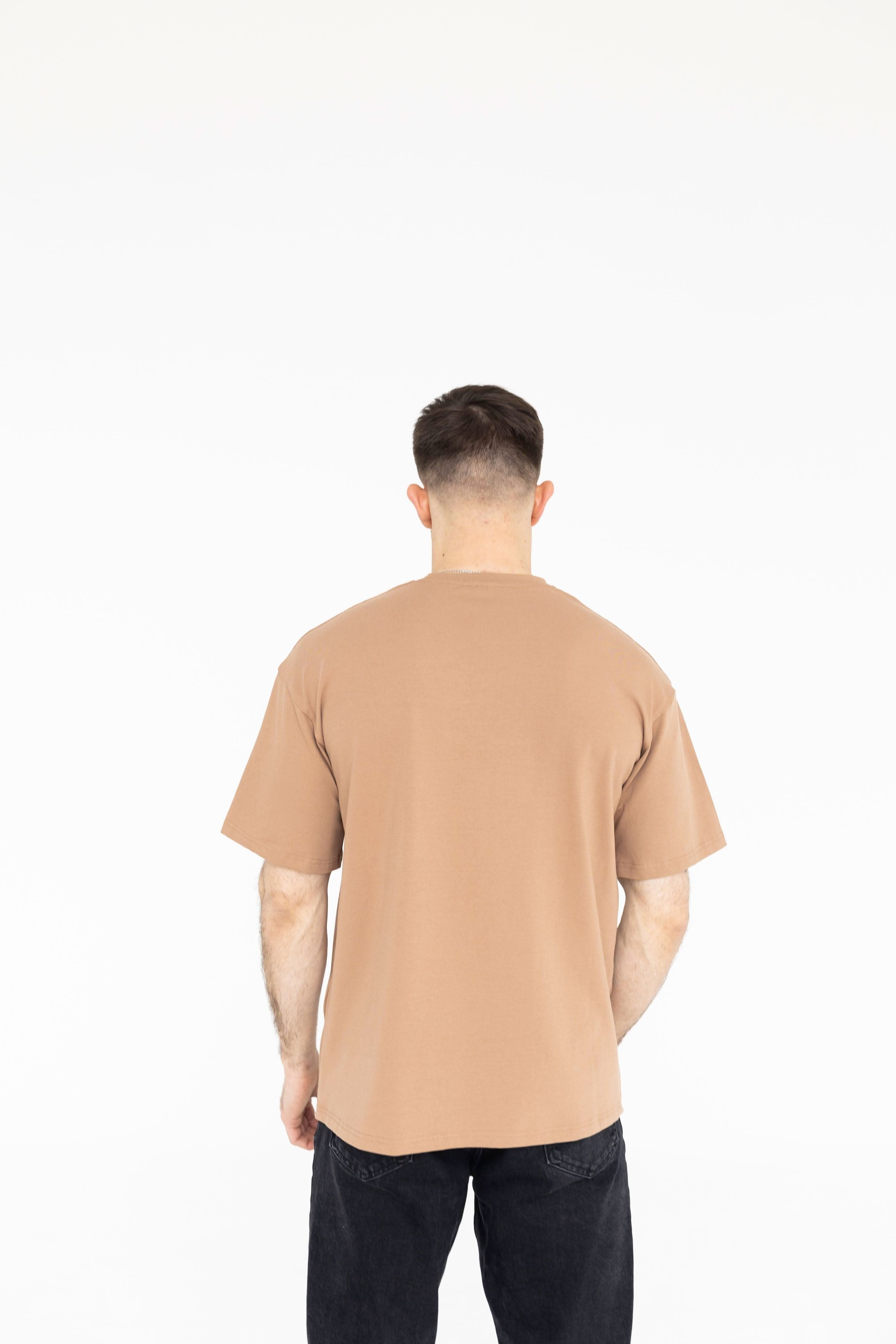 T-shirt Beige Oversized Morning Star - Morning Star