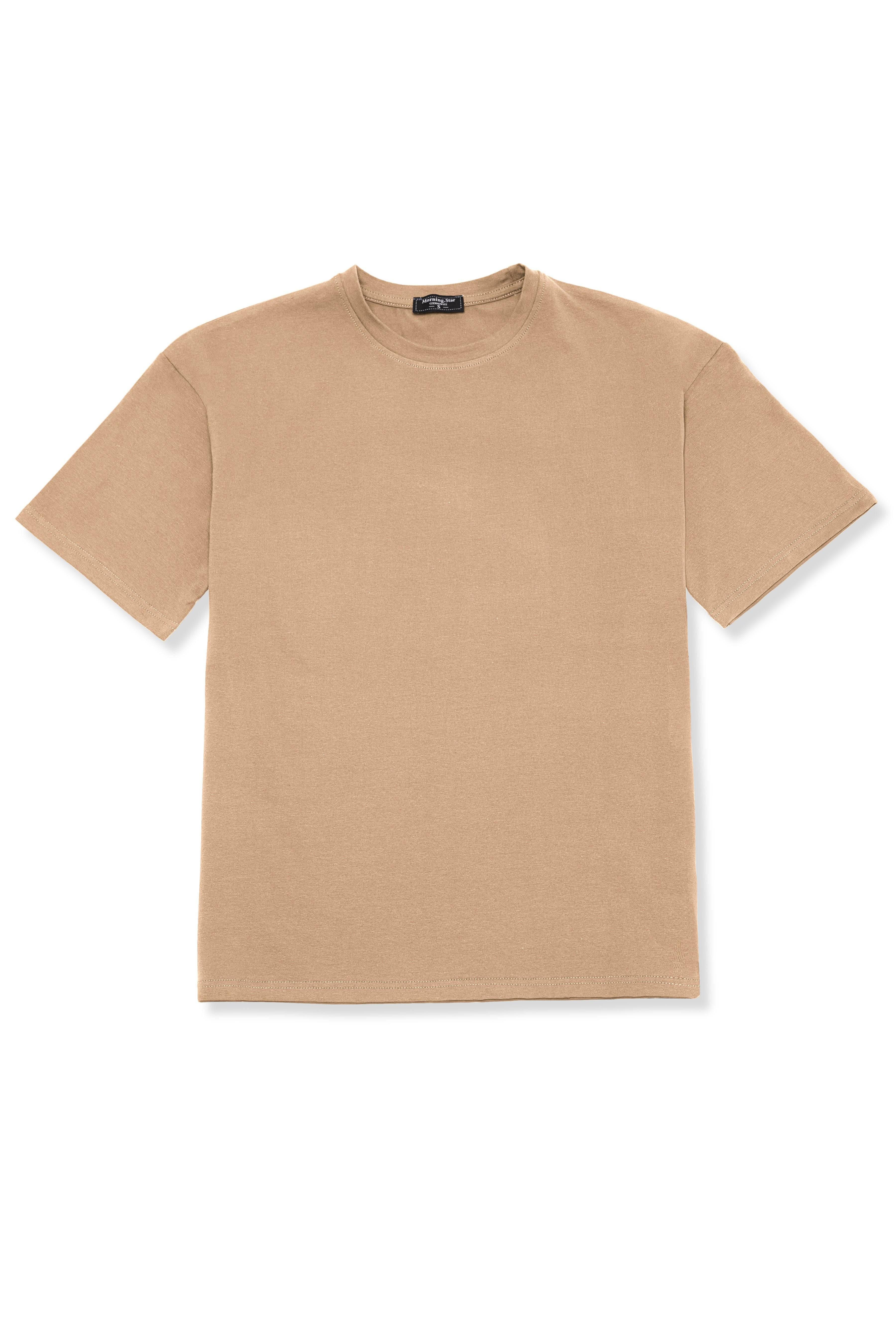 T-shirt Beige Oversized Morning Star - Morning Star