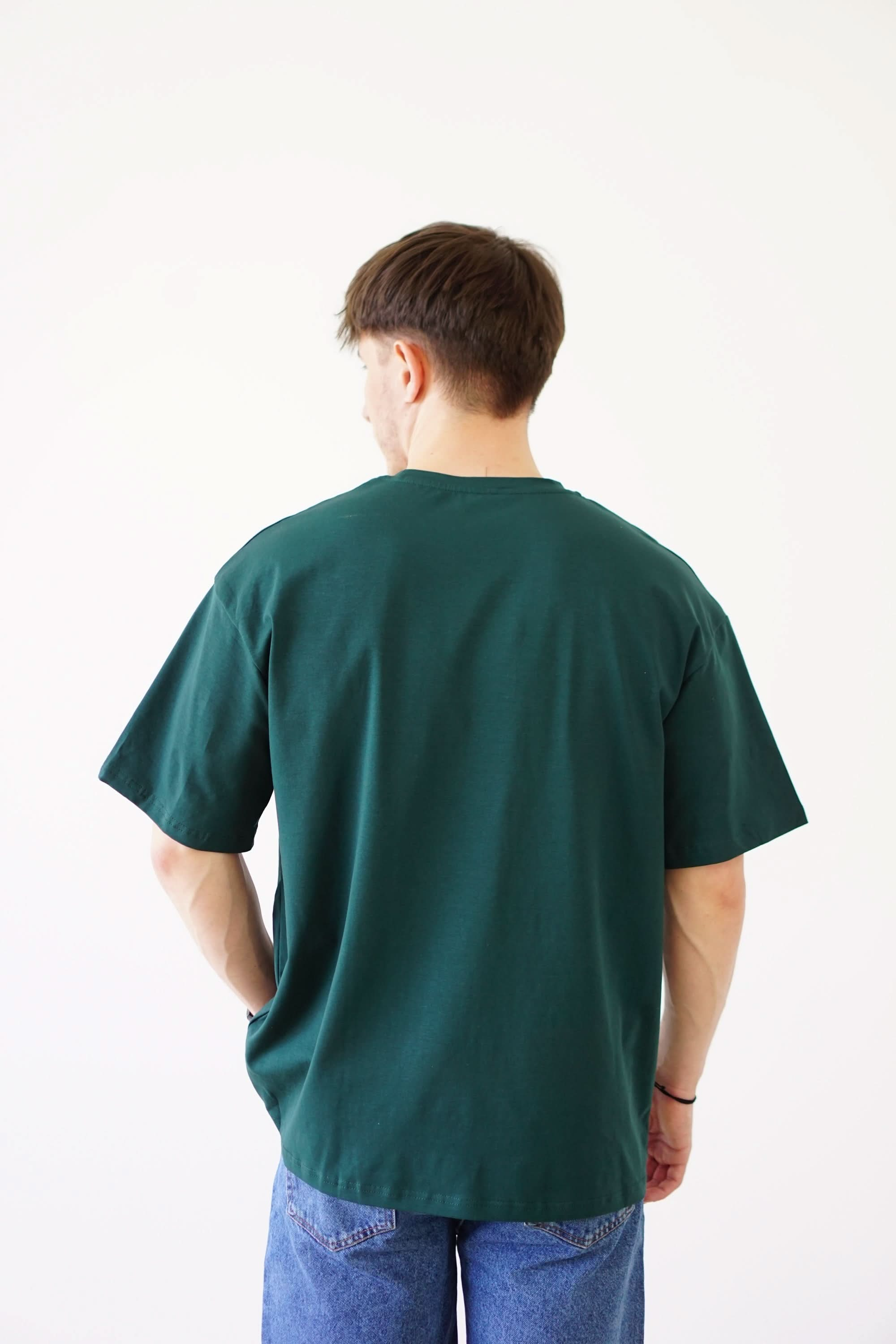 T-shirt Green Oversized Morning Star - Morning Star