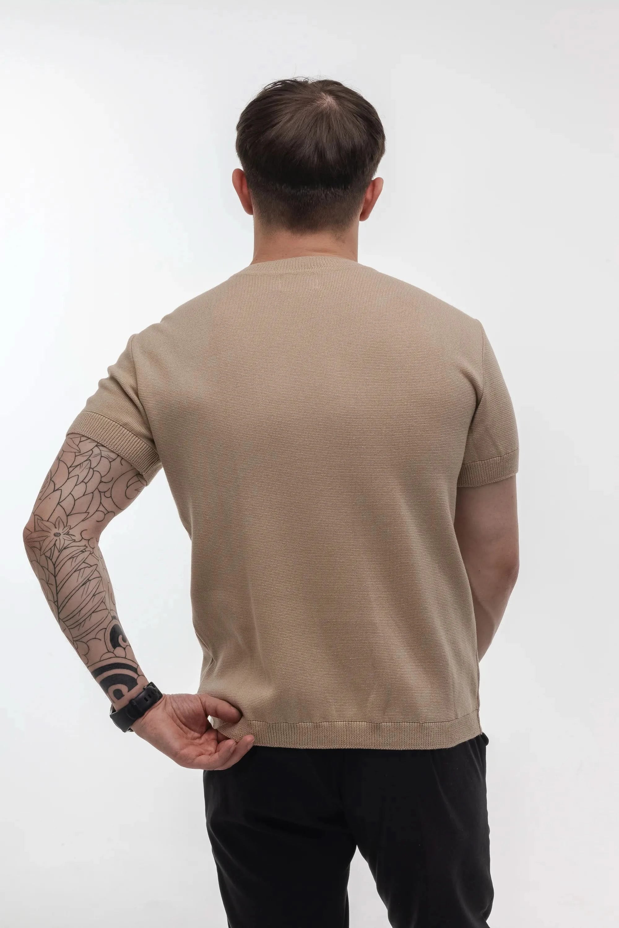 T-shirt Knitted Morning Star Beige - Morning Star