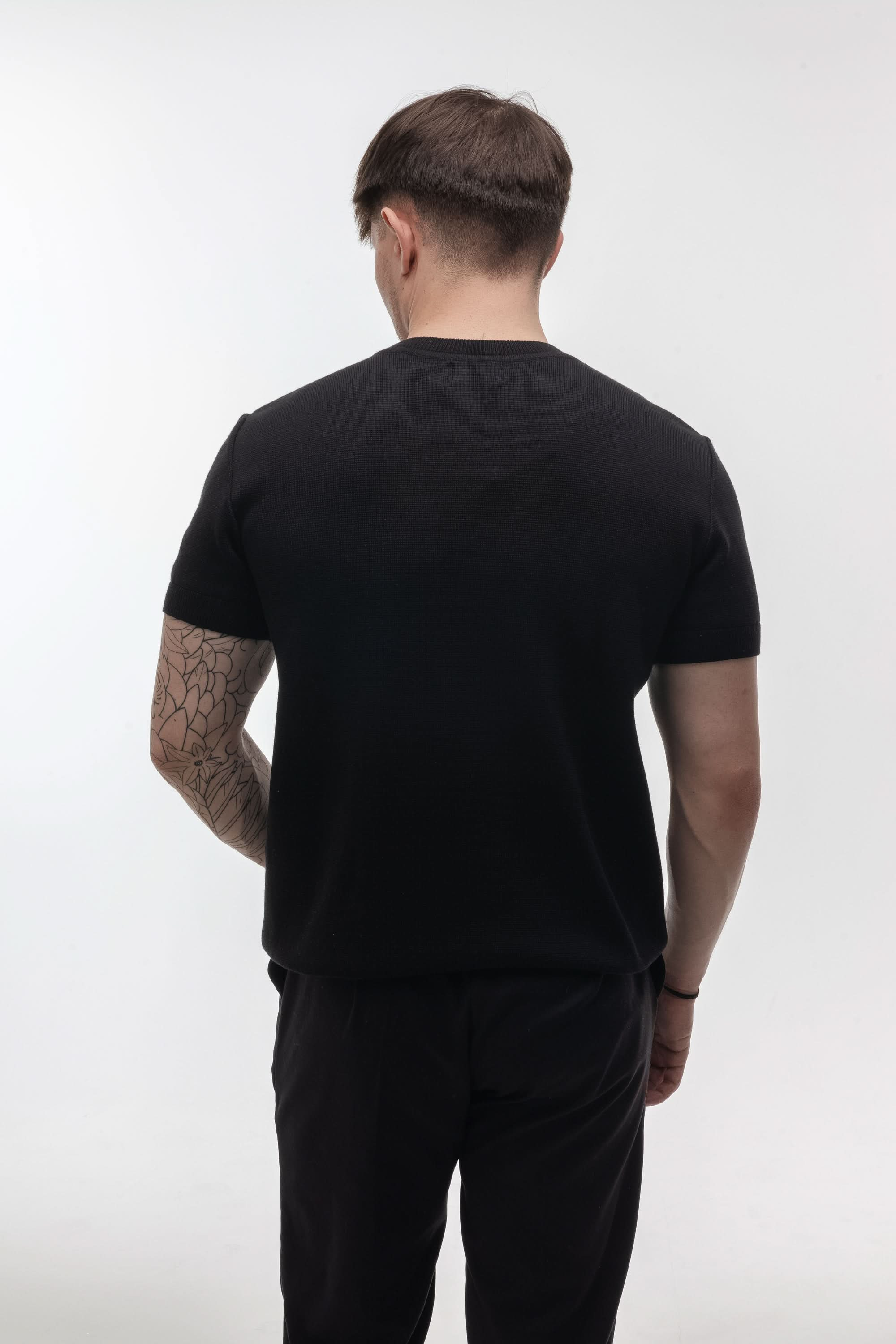 T-shirt Knitted Morning Star Black - Morning Star