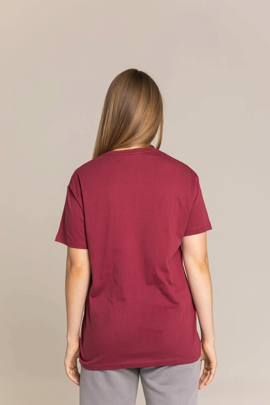 T-shirt Morning Star Basic Bordo - Morning Star