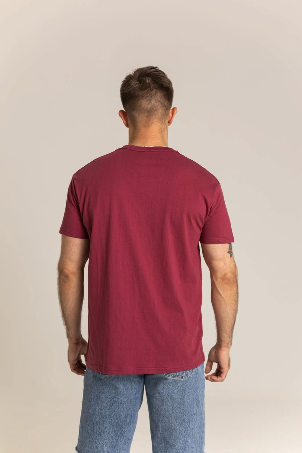 T-shirt Morning Star Basic Bordo - Morning Star