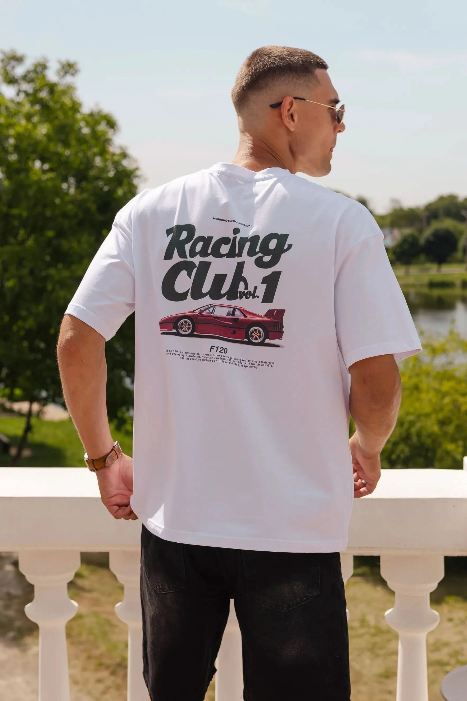 T-shirt Morning Star Racing Club Ferrari - Morning Star