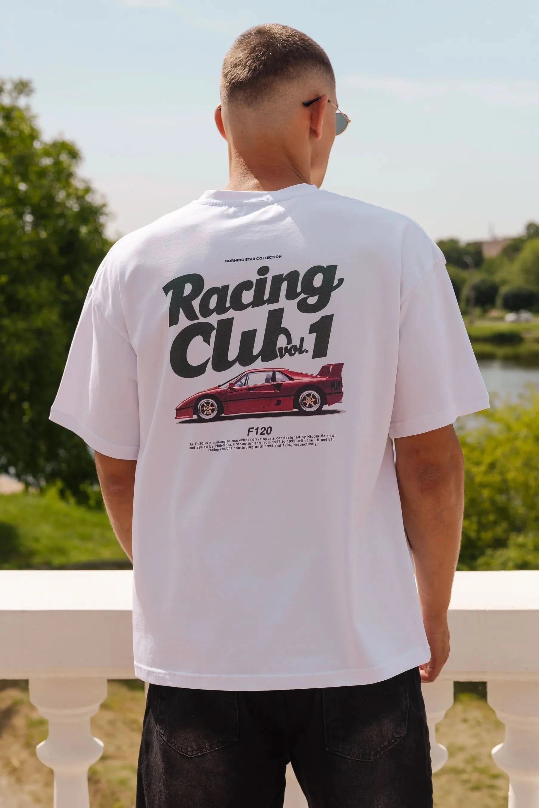 T-shirt Morning Star Racing Club Ferrari - Morning Star