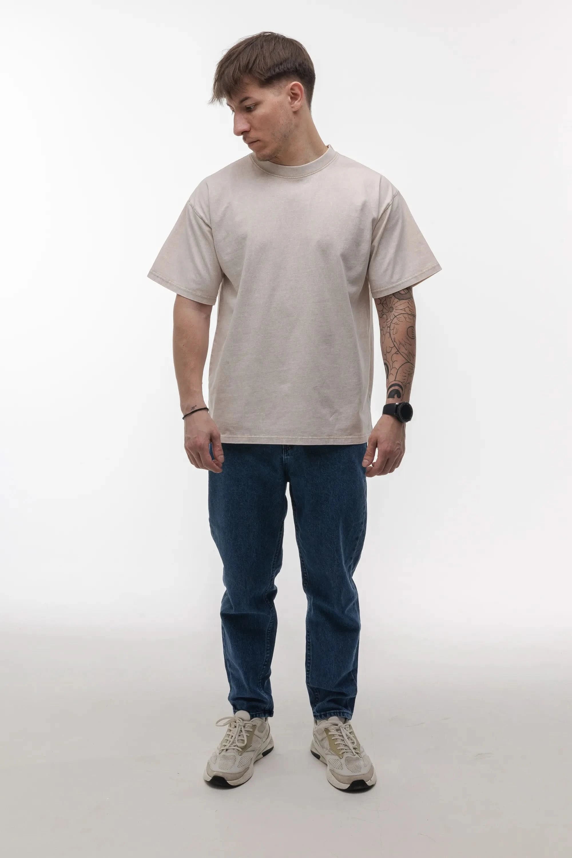 T-shirt MS Washed Beige - Morning Star: Бренд чоловічого одягу