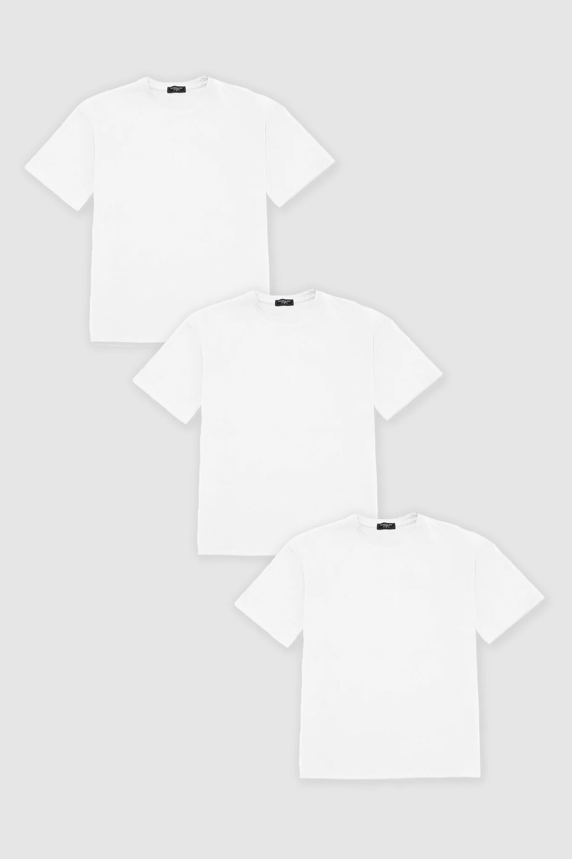 T-shirt Oversize 3 - Pack White - Morning Star