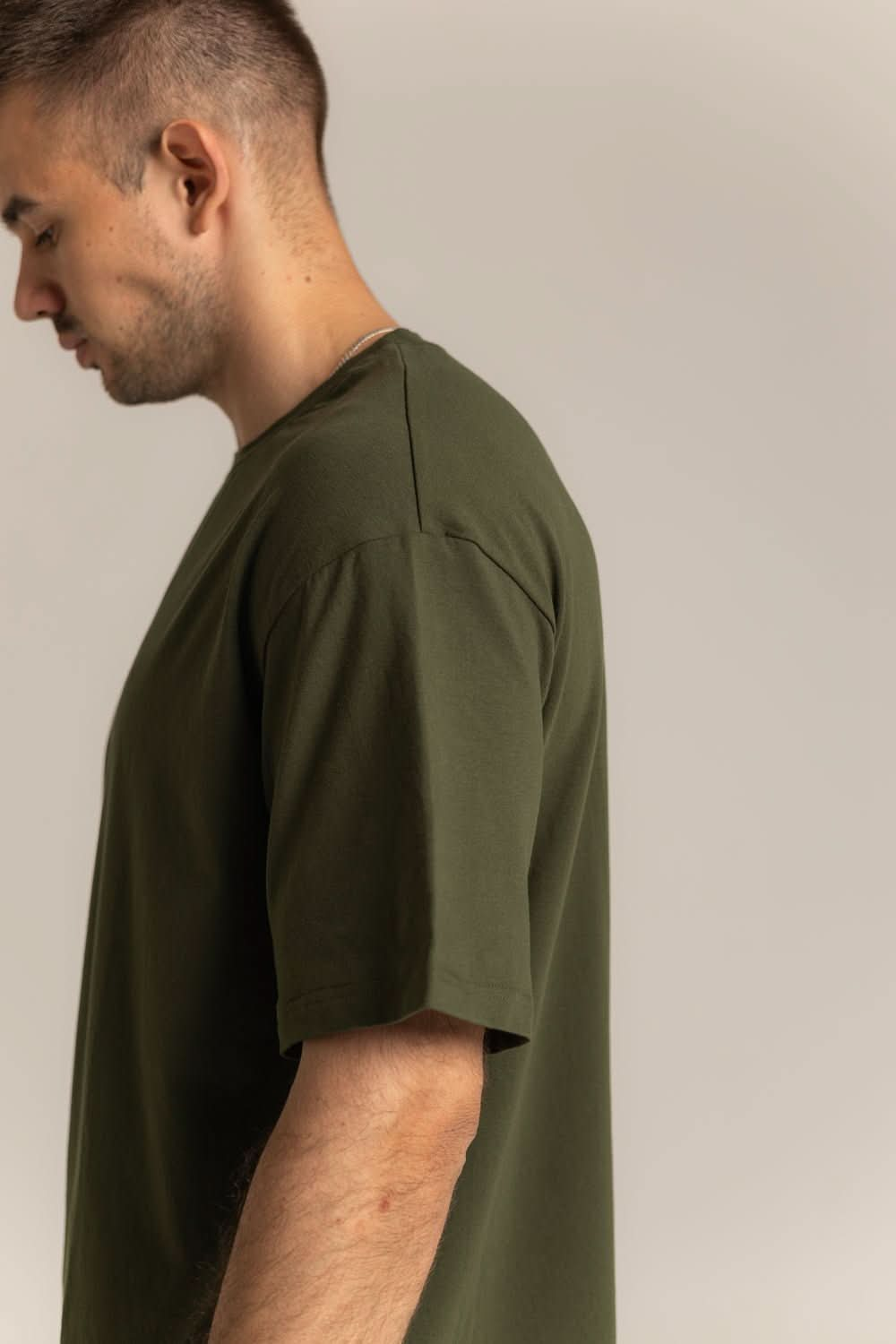 T-shirt Oversized Khaki Old - Morning Star