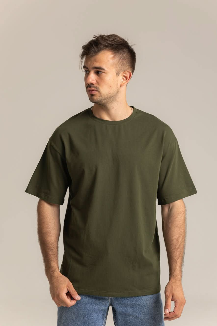 T-shirt Oversized Khaki Old - Morning Star