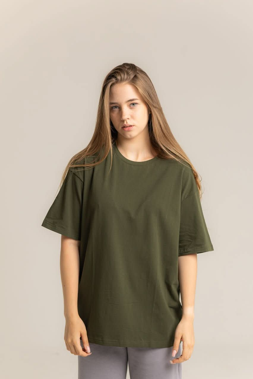 T-shirt Oversized Khaki Old - Morning Star