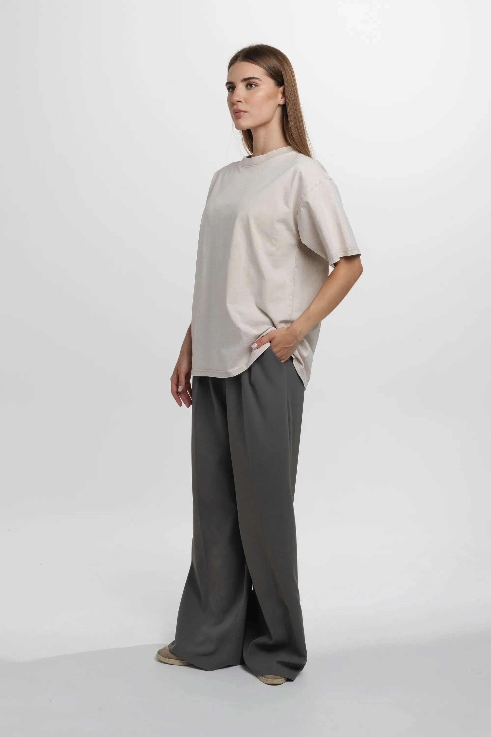 T-shirt Washed Beige - Morning Star: Бренд чоловічого одягу