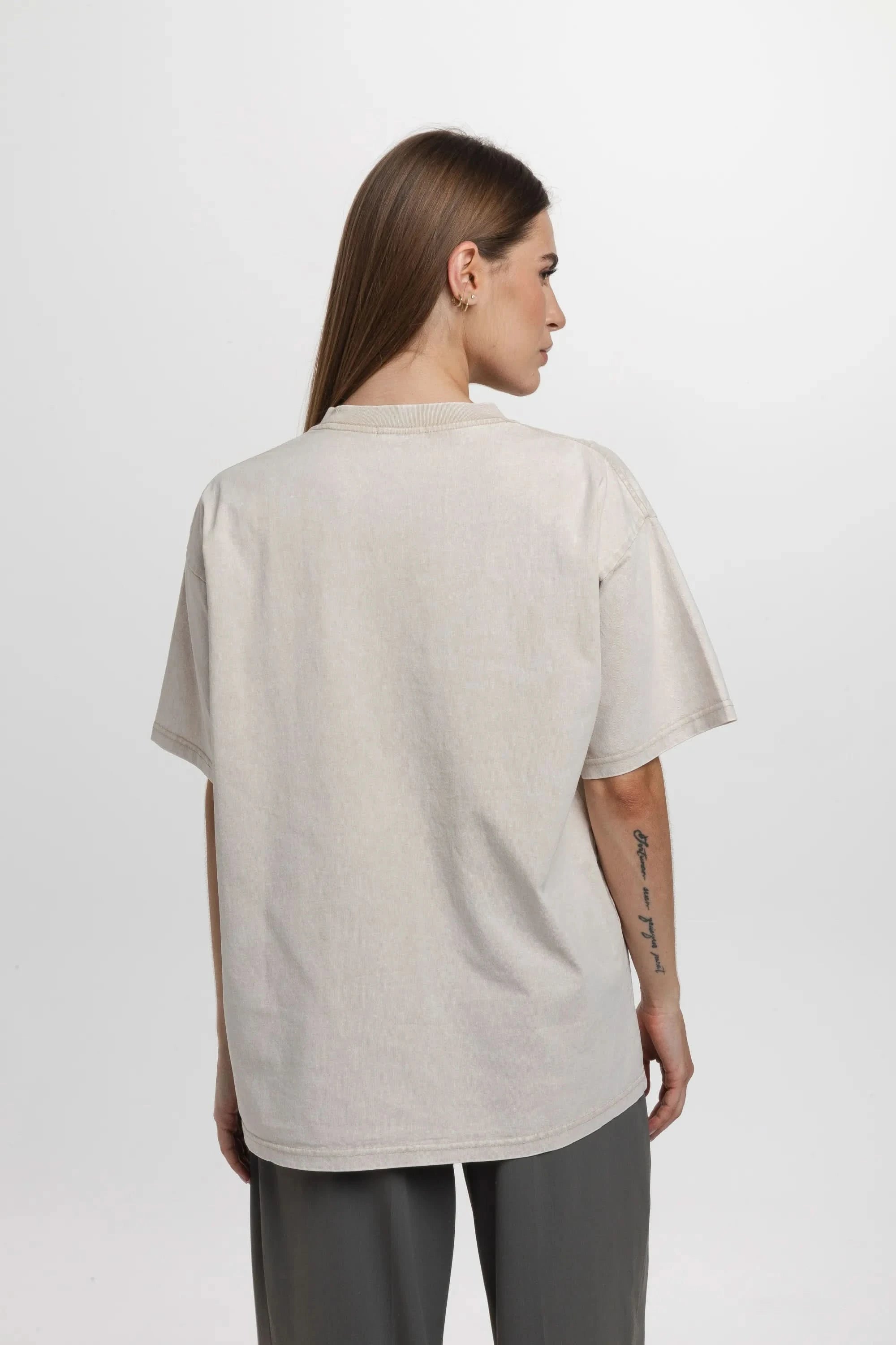 T-shirt Washed Beige - Morning Star: Бренд чоловічого одягу