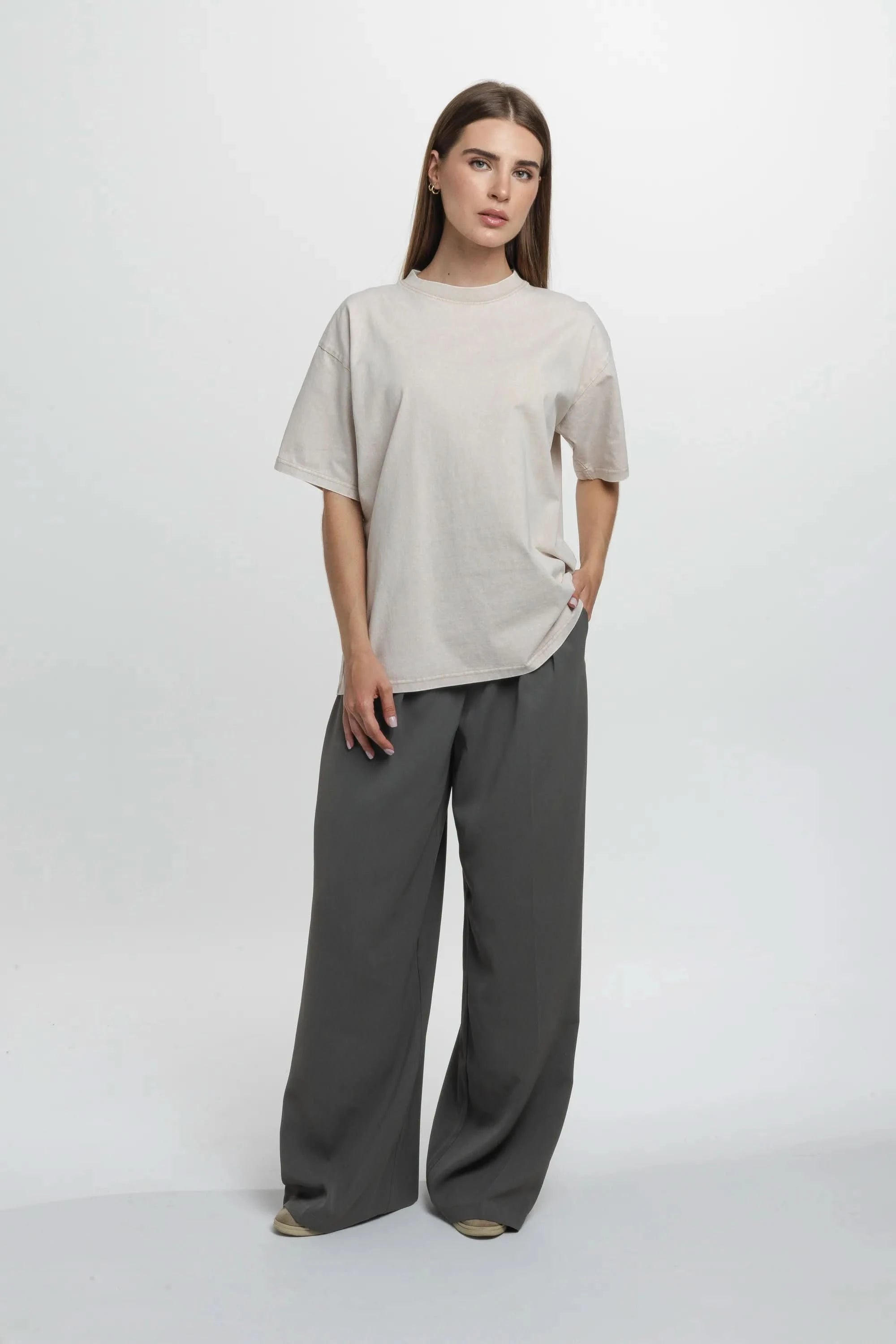 T-shirt Washed Beige - Morning Star: Бренд чоловічого одягу