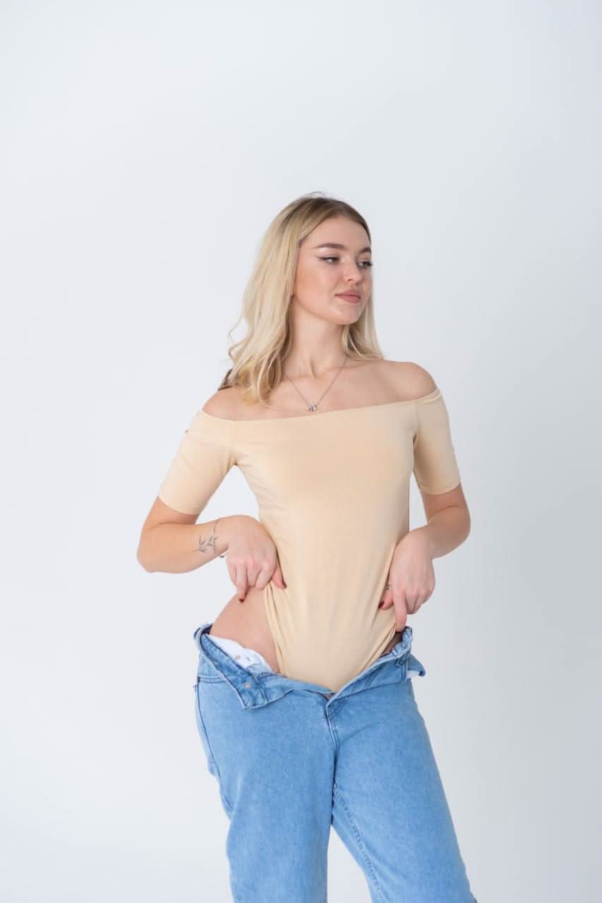 Women Bodysuit Morning Star Beige - Morning Star: Бренд чоловічого одягу