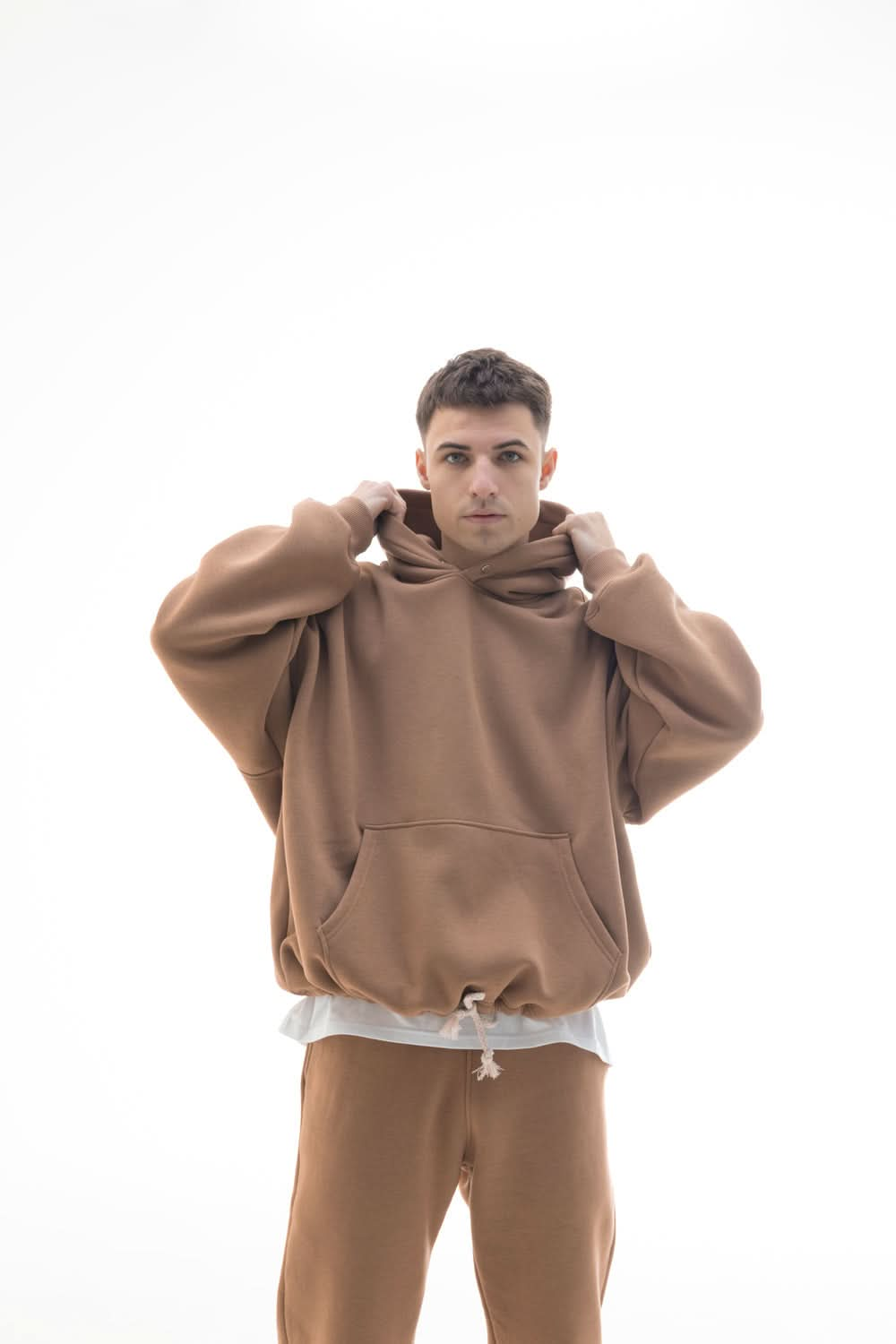 HOODIE OVERSIZED ULTRA BROWN - Morning Star