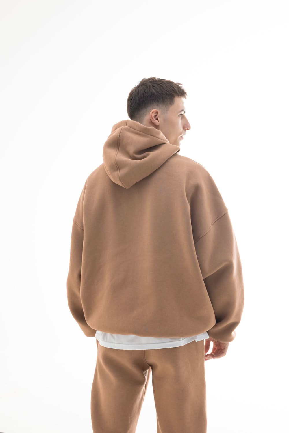 HOODIE OVERSIZED ULTRA BROWN - Morning Star