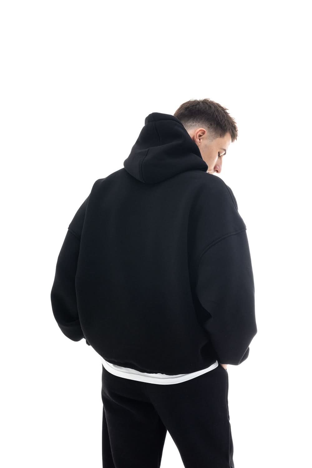 HOODIE OVERSIZED ULTRA BLACK - Morning Star