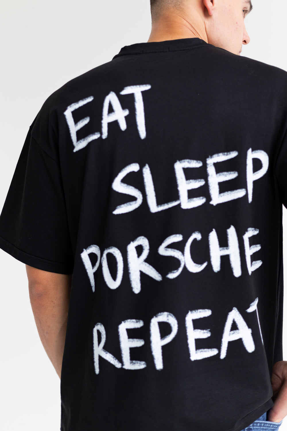 T-shirt Black Porsche Morning Star - Morning Star