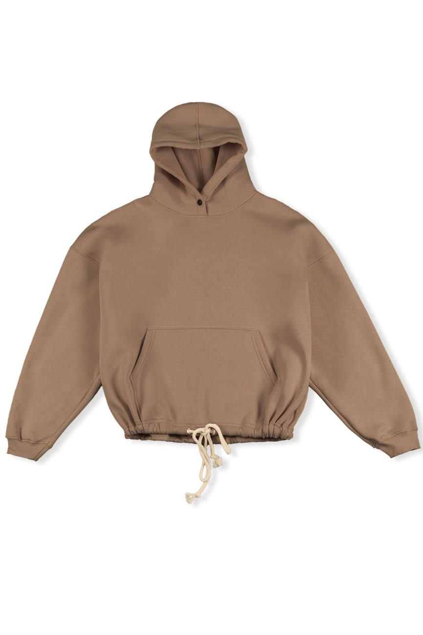 HOODIE OVERSIZED ULTRA BROWN - Morning Star